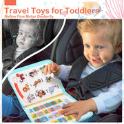 Teefrye Toddlers Busy Board Montessori Toys for Old 1-3 Year Girl Busy Book | Educational Activity Board Sensory Travel Toy Ages 2-4 Birthday Gift Learning Fine Motor Skills Toy Quiet Book juguetes niñas