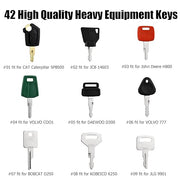24 / 42  Premium Heavy Equipment Keys Master Set