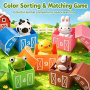 Learning Toys for 1,2,3 Year Old Toddlers, 20Pcs Farm Animals Toys Montessori Counting, Matching & Sorting Fine Motor Games, Christmas Birthday Easter Gift for Baby Boys Girls Age 12-18 Months