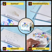 Kisbox ETB Protector Case, 5mm ETB Acrylic Display Case, Clear Ultra Acrylic Boxes for Display Compatible with Elite Trainer Box, Dustproof and Waterproof Display Box