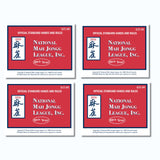 National Mah Jongg League 2026 Mahjong Large Size Cards Four-Pack Bundle - Official Hands and Rules for American Mahjong (Four Large-Size Cards)