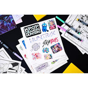 Crayola Kpop Demon Hunters Art Case (40+pcs), Coloring & Sticker Craft Kit | Arts & Crafts Kit, Holiday, Birthday Gift for Kids & Teens, Screen Free Travel Activity Set, Kpop Demon Hunters Toys, Ages 8+