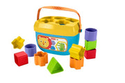 Fisher-Price Baby's First Blocks, Ages 6+ Months | BPA-free plastic,ASTM F963 compliant, sorting + stacking skills, 10 blocks + bucket, no batteries
