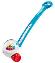Fisher-Price Corn Popper, Blue Push-Along Toy | Baby & Toddler Toy with Ball-Popping Action, Developmental Play for Infants Ages 1+ Years, 2-Piece Assembly