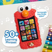 Sesame Street Learn with Elmo Pretend Play Phone by Just Play | Learning and Education, Holiday Stocking Stuffers, Gifts, Presents, Kids Toys for Ages 2 Up