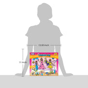 Imagimake Window Art - Princess, Mermaid, Unicorn 16 Pieces Suncatcher Kit | Stained Glass Painting Craft Activities for Kids, Creative DIY Window Clings, 5,6,7,8,9,10,12 Years Old Girls Birthday Gift