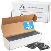 Premium Cardboard Trading Card Storage Box For Sports, TCG, Gaming MTG.