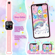 Oisacirg Play Purse with Watch, Phone, Pretend Play Toys for Girls Ages 3-8 | 32Pcs Role Play Set with Handbag, Water Bottle, Scarf, Pretend Makeup, Birthday Gifts, Mom-Daughter Bonding, Multi-Scene Play