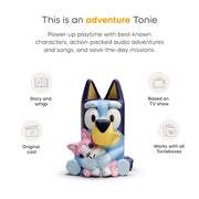 Tonies Bluey Audio Toy Figurine 3 Pack Set - Bluey, Bingo, Muffin | The Bluey Family Adventure Collection. 3 Favorite Characters. 136 Minutes of Bluey Stories.