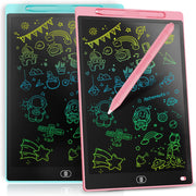 [2 Pack] Genialba LCD Writing Tablet 8.5-Inch Colorful Doodle Board, Toddler Learning Educational Toys Gifts for 3-8 Years Old Girls and Boys, Electronic Drawing Pad for Kids (Pink&Blue)