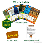 Skillmatics Guess in 10 Game – National Geographic Animals, Gift for Kids | Educational Cards, Family Trivia Game, Travel Toy & STEM Board Game, Screen-Free Fun, Boys & Girls Ages 6, 7, 8, 9 and Up