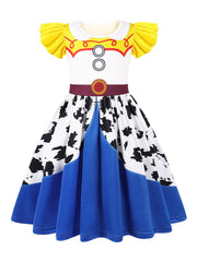 Cowgirl Costume Girls Toddler Princess Dress Up Halloween Cosplay Outfits