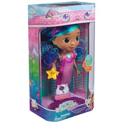 Gabby's Dollhouse The Movie, Sing & Shine Mermaid Gabby Doll Toy | 13-Inch Doll, Lights & Sounds, Waterproof Design, Interactive Roleplay, Kids Toys for Girls & Boys Ages 3 and Up