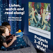 LUNA STORYTIME Halloween Black Cat Figurine Cartridge – Projects 5 Halloween Stories and 5 Fun, Spooky Songs, Over 30 Minutes of Audio Content | Gift and Toy for Ages 3+