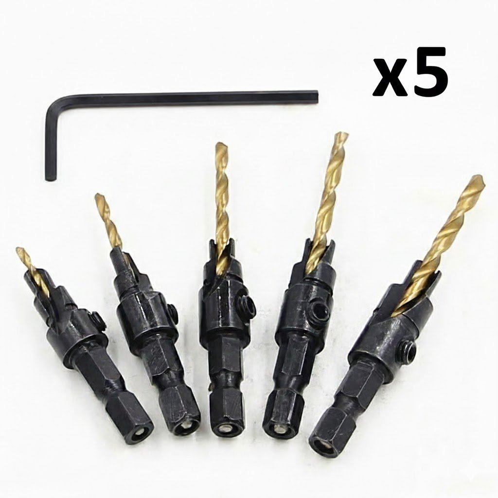 Premium HSS countersunk drill set