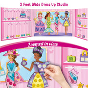 Imagimake DIY Magnetic Dress-Up Princess, 30 Magnetic Dresses & Accessories | Pretend Play Magnetic Toys for Kids, Interchange & Create Unlimited Outfits, Gift for Girls Ages 3,4,5,6,7,8 Years Old