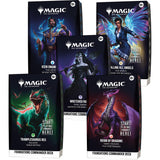 Magic: The Gathering Foundations Commander Deck Bundle - All 5 Decks (Calling All Angels, Keen Engineering, Wretched Ranks, Reign of Dragons, Tramplesaurus Rex)