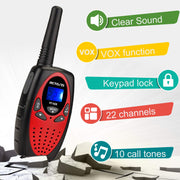 Retevis RT628 Walkie Talkies for Kids, Toys for 6-12 Year Old Girls Boys | Outdoor Camping Hiking Games, Birthday Gift, Kids Walkie Talkies Easy to Use, Keypad Lock, 22 Channels 2 Way Radio Toy