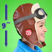 Danny Go! Aviator Hat - Play Dress-Up Hat Inspired Show | Preschool Kids, Dress-Up, Pretend Play, Holiday Stocking Stuffers, Gifts, Presents