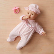 Melissa & Doug Mine to Love Jenna 12" Baby Doll with Moving Eyes, Thumb & Pacifier Sucking Action, Doll Clothes & Accessories, Toddler Toys for Girls & Boys Ages 18 Mo+