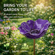 💖🎁2026 Mother's Day Gifts 50% Off--🎁Handmade Metal Flower Garden Stake🐦