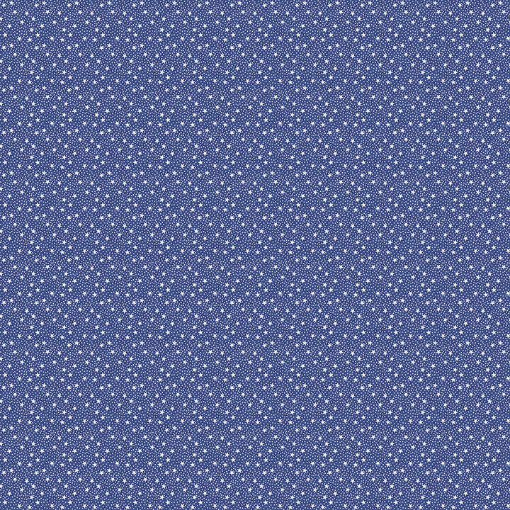 Dear Sweethearts Tiny Stars & Dots Yardage – Navy | American Jane | In Stock