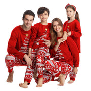 Red Christmas Tree Print Matching Family Christmas Pajamas Sets