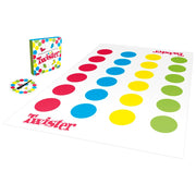 Hasbro Twister Party Classic Board Game for 2 or More Players,Indoor and Outdoor Game for Kids 6 and Up,Packaging May Vary