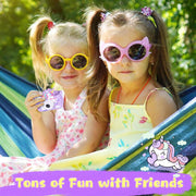 Unicorn Toys Camera for Kids Girls Age 3-8, Purple | Toddler Kids Digital Camera, Christmas Birthday Gifts for 3-8 Years Old Girl, 1080P HD Selfie Video Camera with 32GB SD Card