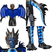Spooktacular Creations Halloween Kid Dragon Costume, Boys Dragon Wings, Tail and Mask Set for Halloween Dress Up