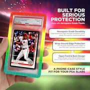10 Pack Slab Guards Fits PSA Slabs - PSA Slab Guard Hard TPU PSA Slab Protector for Graded Cards – PSA Slab Bumper Guard for Graded slabs – Slab Protector for PSA Cards
