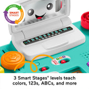 Fisher-Price Laugh & Learn Mix & Learn DJ Table | Musical Toy, 100+ Learning Songs & Phrases, 12 Activities, Fine & Gross Motor Skills, Baby & Toddler Ages 6+ Months