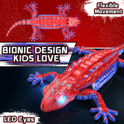 Loueouv RC Wall Climbing Gecko, Rechargeable Remote Control Robot for Kids | 360° Rotating RC Stunt Car with Light, Wall Crawler Lizard Toys for 3-12 Year Old Boys Girls Kids Toys