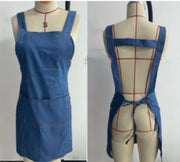 Adult Apron Jour 👩‍🍳 – Lightweight cotton apron with front pocket, ideal for everyday use.