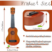 Kids Toy Ukulele Guitar,17 Inch Classical Guitar Musical Toy,4 Strings Guitar Ukulele Educational Learning Toy for Toddlers and Preschoolers