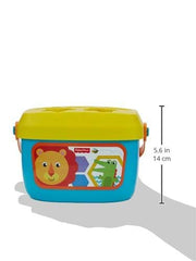 Fisher-Price Baby's First Blocks, Ages 6+ Months | BPA-free plastic,ASTM F963 compliant, sorting + stacking skills, 10 blocks + bucket, no batteries