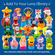 LUNA STORYTIME Halloween Black Cat Figurine Cartridge – Projects 5 Halloween Stories and 5 Fun, Spooky Songs, Over 30 Minutes of Audio Content | Gift and Toy for Ages 3+