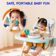 auby Busy Board 3.0 Detachable & Assemblable Toy for Toddlers 1+ | Portable Learning Activity Board with 7 Travel-Friendly Tools, Fine Motor Skills Development