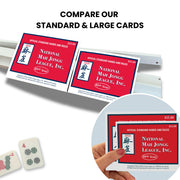 National Mah Jongg League 2026 Mahjong Large Size Cards Four-Pack Bundle - Official Hands and Rules for American Mahjong (Four Large-Size Cards)