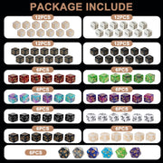 102 Pieces MTG Dice Counters Set Bulk Ability Keyword Tokens Shield Life Counters 6 Sided Dice for Magic The Gathering TCG Card Gaming Accessories C
