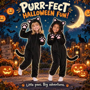 Corespe Cat Costume Kids Halloween Animal Onesie for Girls Boys