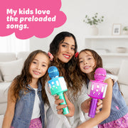 Move2Play, Kids Karaoke Microphone | Includes Pre-Loaded Songs & Bluetooth | Kids Birthday Party Gift | Toy for All Ages 2, 3, 4, 5, 6+ Year Old Girls, Boys & Toddlers