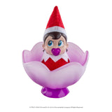 The Elf on the Shelf Frost Pips Mini Blooms Elf Baby Girl with Blue Eyes | Includes a Frost Pips Elf Baby Girl with blue eyes and Frost Flower Cradle.