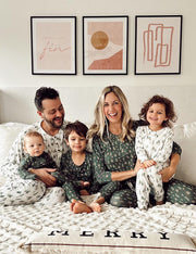 Christmas Tree Matching Family Christmas Pajamas-Dog Pajamas Included