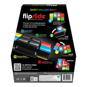 Moose Games Flipslide, Handheld Puzzle Game, Travel Toy Ages 8-13 | 4 modes (Speed, Multiplayer, Level, Memory) fast-paced puzzle fun; travel game and great gift for boys and girls ages 8-13