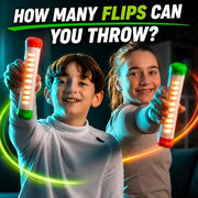 Stickflip How Many Flips can You Throw? | Electronic Flip Challenge Game | Auto-Counting Skill Toy for Kids, Teens & Adults | 10 Games Each with a High Score to Beat | Fun Gift & Party Game Ages 8+