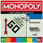 Monopoly Board Game | Classic Game with Storage Tray and Larger Tokens | Ages 8+ | 2 to 6 Players | Family Games for Kids and Adults | Kids Gifts
