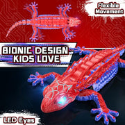 Loueouv RC Wall Climbing Gecko, Rechargeable Remote Control Robot for Kids | 360° Rotating RC Stunt Car with Light, Wall Crawler Lizard Toys for 3-12 Year Old Boys Girls Kids Toys