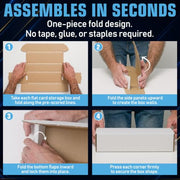 Premium Cardboard Trading Card Storage Box For Sports, TCG, Gaming MTG.