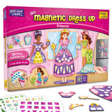 Imagimake DIY Magnetic Dress-Up Princess, 30 Magnetic Dresses & Accessories | Pretend Play Magnetic Toys for Kids, Interchange & Create Unlimited Outfits, Gift for Girls Ages 3,4,5,6,7,8 Years Old